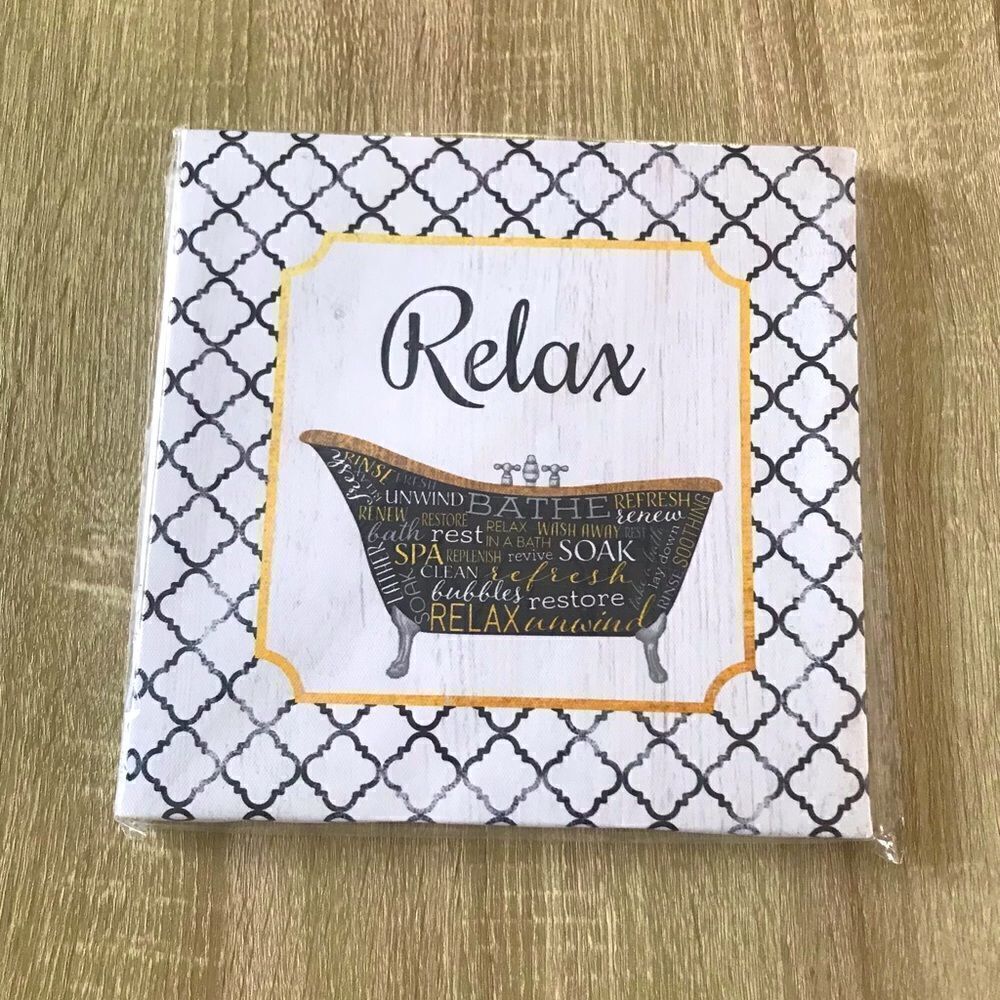 NWT … “Relax” Wall Decor